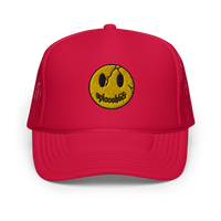 SplooshLife Smiley Foam trucker hat