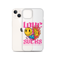 Love Sucks iPhone Case