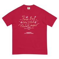 "Please Buy Me" Men’s Premium Heavy Garment-dyed T-shirt