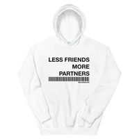 Less Friends (Black Logo) Unisex Hoodie