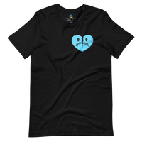 Blue HeartBreak 2.0 Short-sleeve unisex t-shirt
