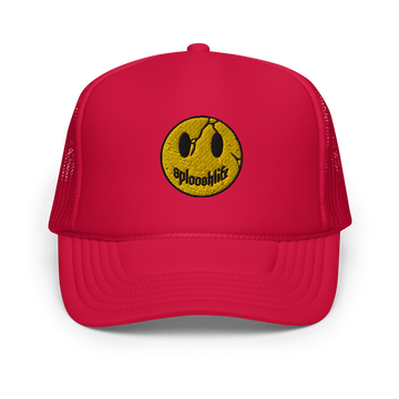 SplooshLife Smiley Foam trucker hat