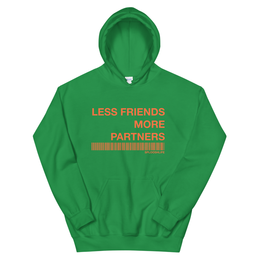 Less Friends (Orange) Unisex Hoodie