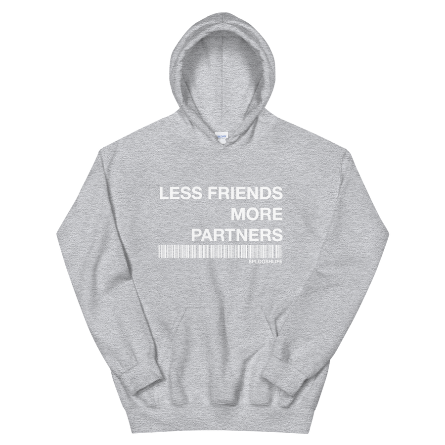 Less Friends Unisex Hoodie